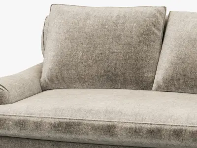 Restoration Hardware Belgian Classic Roll Arm Right-Arm Chaise 3D model