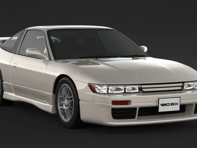 Nissan 180SX Sileighty 3D model