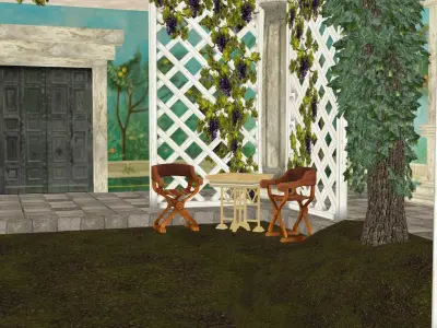 Roman house 3D model