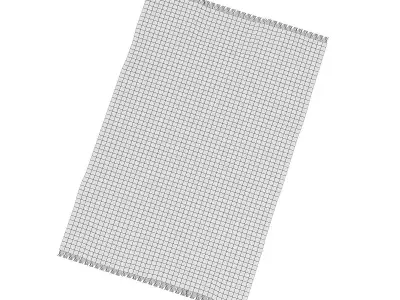 Carpet 3 afghan rug 3D model