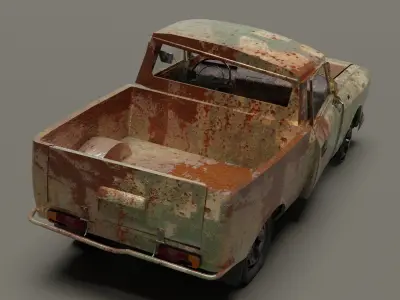 old car1 3D model