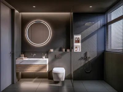 Bathroom  01 3D model
