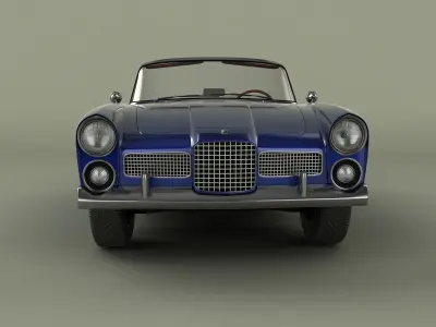 Facel Vega Facellia Convertible 3D model