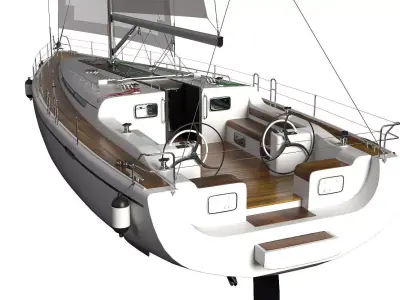 Sailboat 3D model
