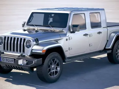Jeep Gladiator 2020 3D model