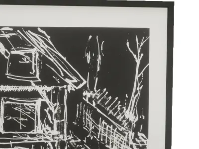 Picture Frame - House Low-poly 3D model