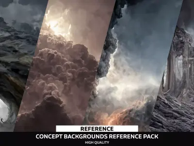 24 Concept Art Background Pack Texture