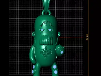 Muizino Pendant 3D Printable Model 3D print model