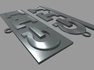 Volkswagen GTI Key Ring Chain 3D print model