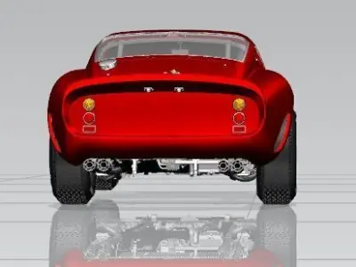 Ferrari 250 gto Classic car  3D print model