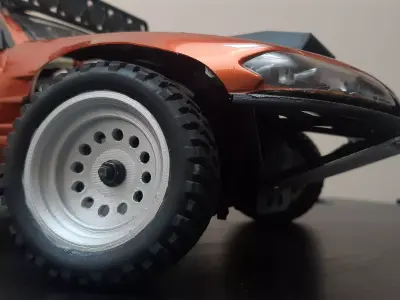 1 10 Scale Steelie Offroad Wheels 3D print model