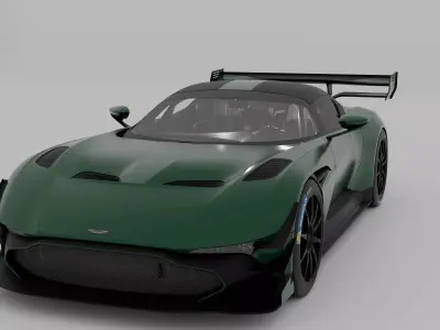 Aston Martin VULCAN 3D model by Flostudio