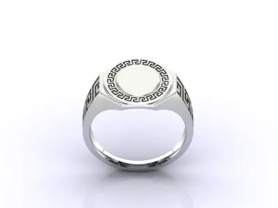 Print Ready STL 3DM  Gents Rings Diamond Men Ring  3D print model