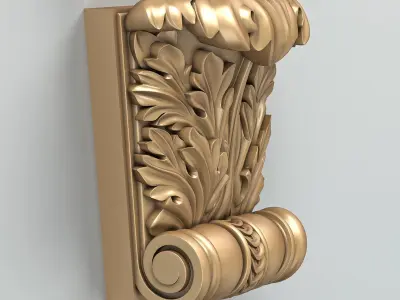 Corbel 010 3D model