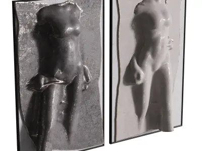 Wall panel 1 3D model