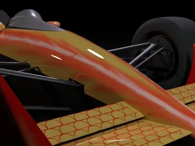 1988 F1 Car - 3D Printable Model Included 3D model
