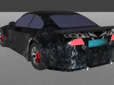 racingCar Low-poly 3D model