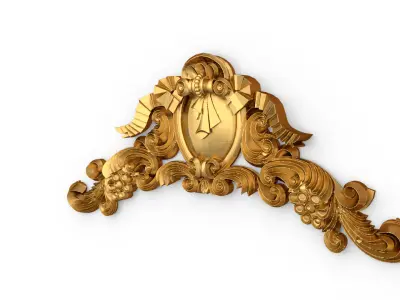 carved classic decorative ornament cnc 3d printing stl 06 3D model