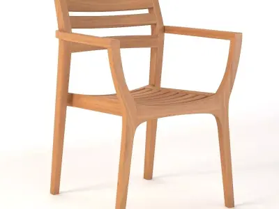 Danish Stacking Chair 3D model