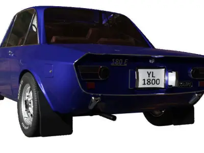 Classic Sports Car 3D model