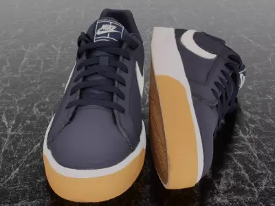 NIKE COURT LEGACY 3D SHOES 3D model