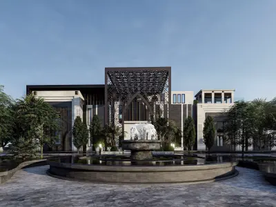 Solitaire Villa Exterior Design  3D model