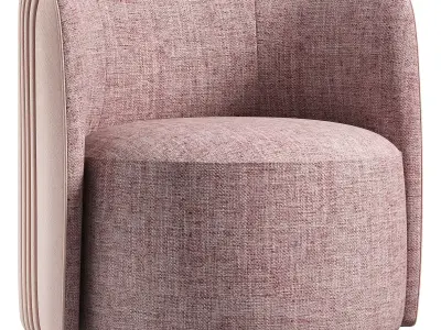 Chloe Luxury Armchair By DitreItalia 3D model