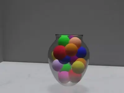 Glass Vase Free 3D model 2