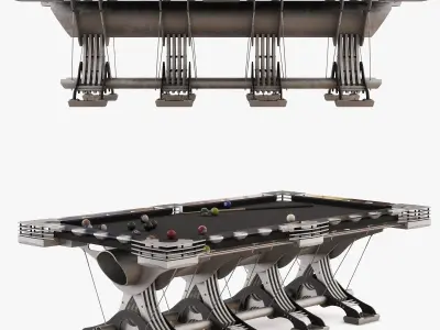 Hurricane Custom Billiards - The Predator Supernatural 3D model