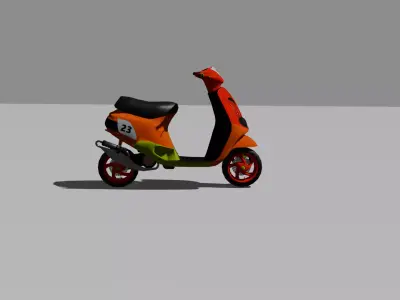 Piaggio Zip SP Malossi 3D model