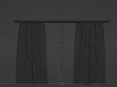 Curtain 3D model