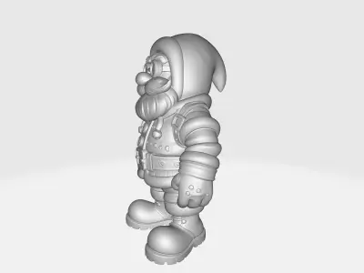 Santa Claus Figure Christmas Decoration Holiday Miniature 3D print model