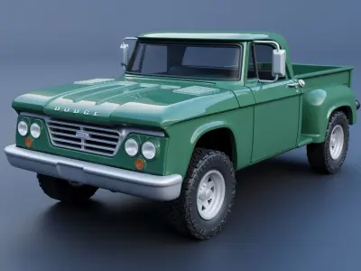 Dodge Power Wagon  W100 1962 3D print model