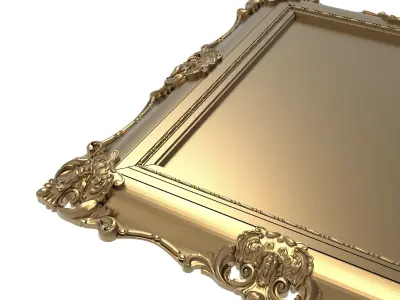 Carved Picture Frame 3D model 24