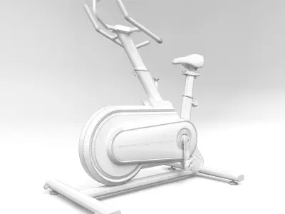 Spinning Bike H1 3D model
