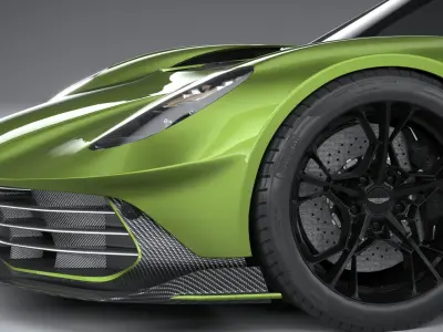Aston Martin Valhalla 2026 LowPoly 3D model