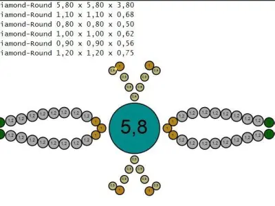 ENGAGEMENT RING ROUND 3D print model