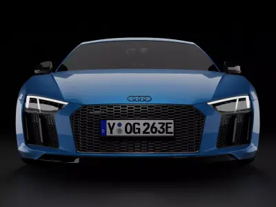 Audi R8 2017 3D model