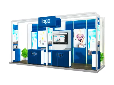 Booth Exhibition Stand a478c 3D model