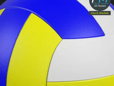 Beach volleyball 3D model