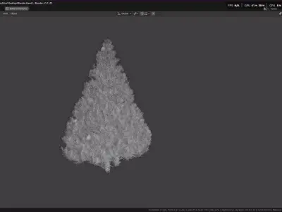 Christmas Tree PBR 3D model