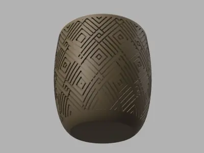Realistic 3D Vase Model for Indoor and Outdoor Use 3D print model