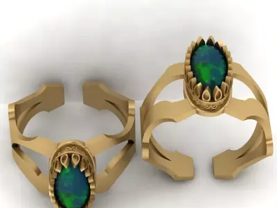 3d-model king ring 3D print model