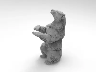 grizzly 3D model