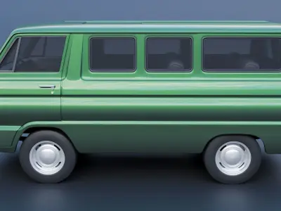Dodge A100 3D print model