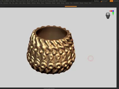 vase 3d print 411 3D print model