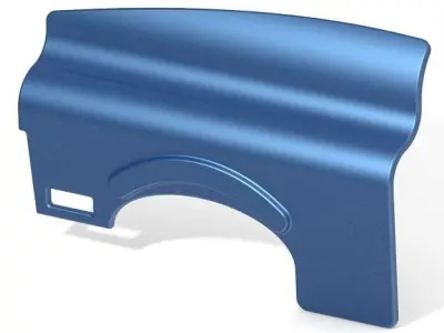 Kids Engineering Car Fender 3D print model
