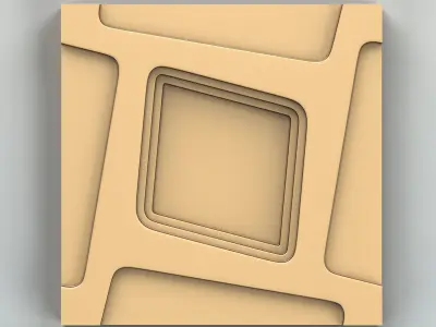 Wall panel 015 3D model