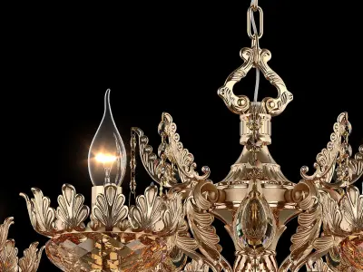 MD 89325-8-2 Osgona Chandelier 3D model