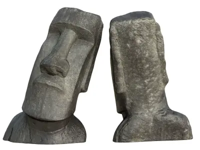 Statue 014 Low-poly 3D model